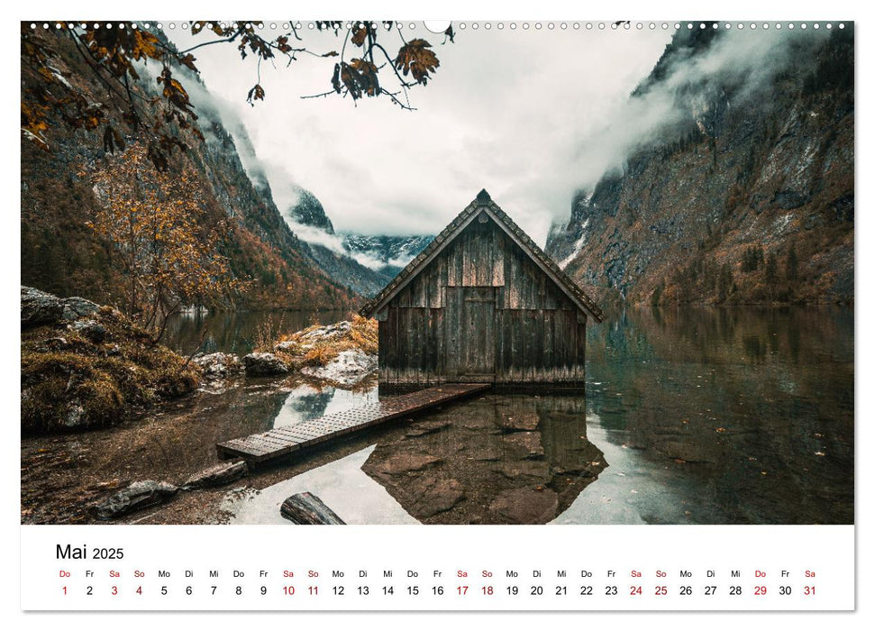 Berchtesgaden - Naturschönheiten in Bayern (CALVENDO Wandkalender 2025)