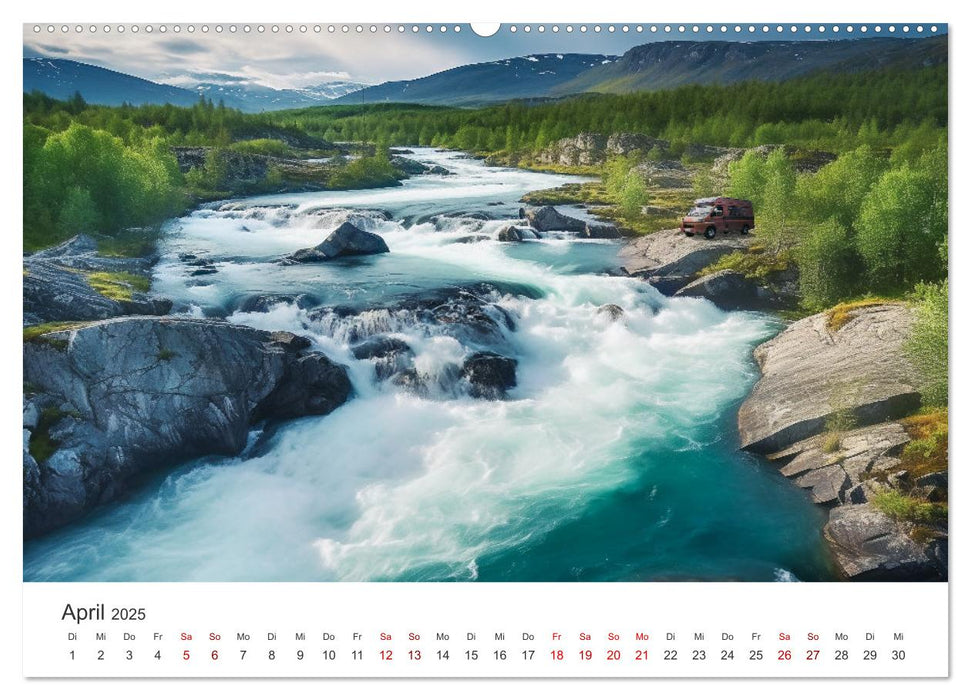 Der Ruf des Nordens (CALVENDO Premium Wandkalender 2025)