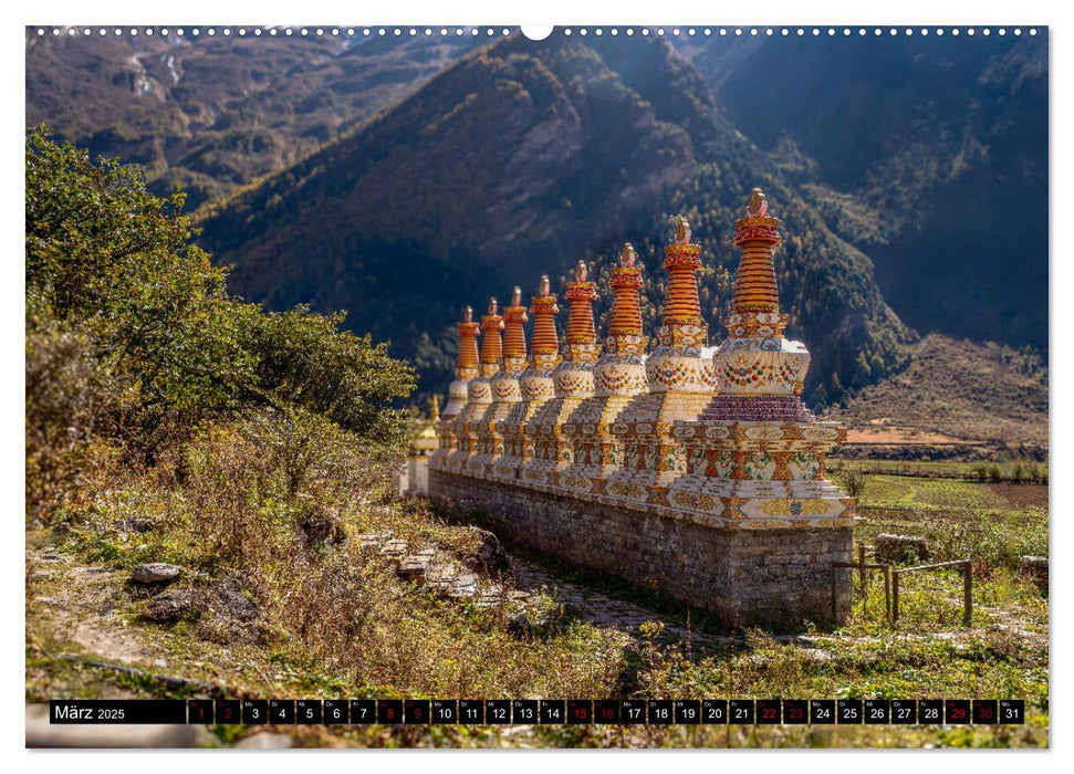 Nepal Tsum Valley - Tal des Glücks (CALVENDO Premium Wandkalender 2025)