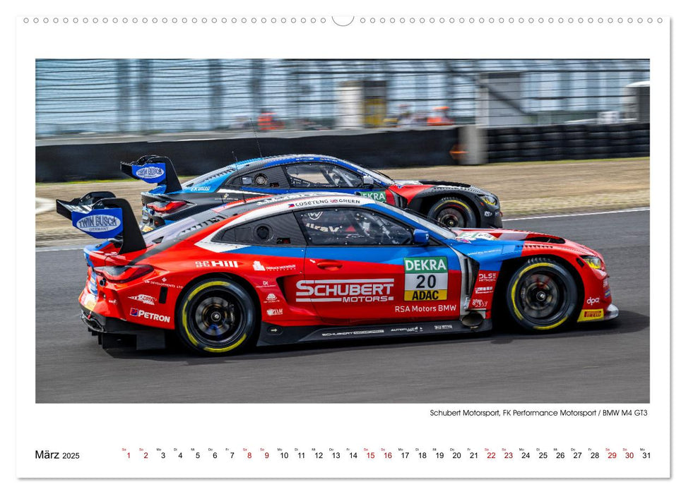 Bayern Power beim GT Masters (CALVENDO Wandkalender 2025)