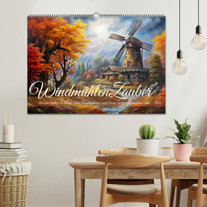 Windmühlenzauber (CALVENDO Wandkalender 2025)