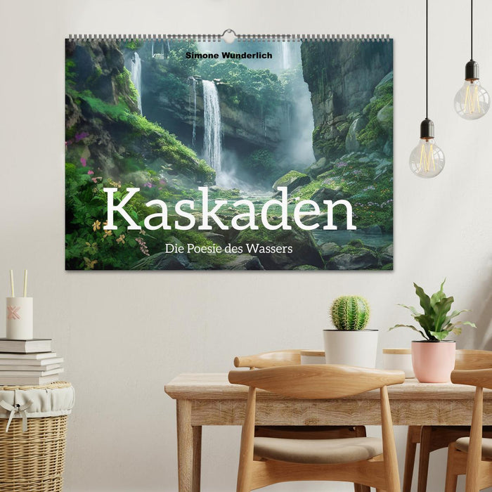 Kaskaden - Die Poesie des Wassers (CALVENDO Wandkalender 2025)