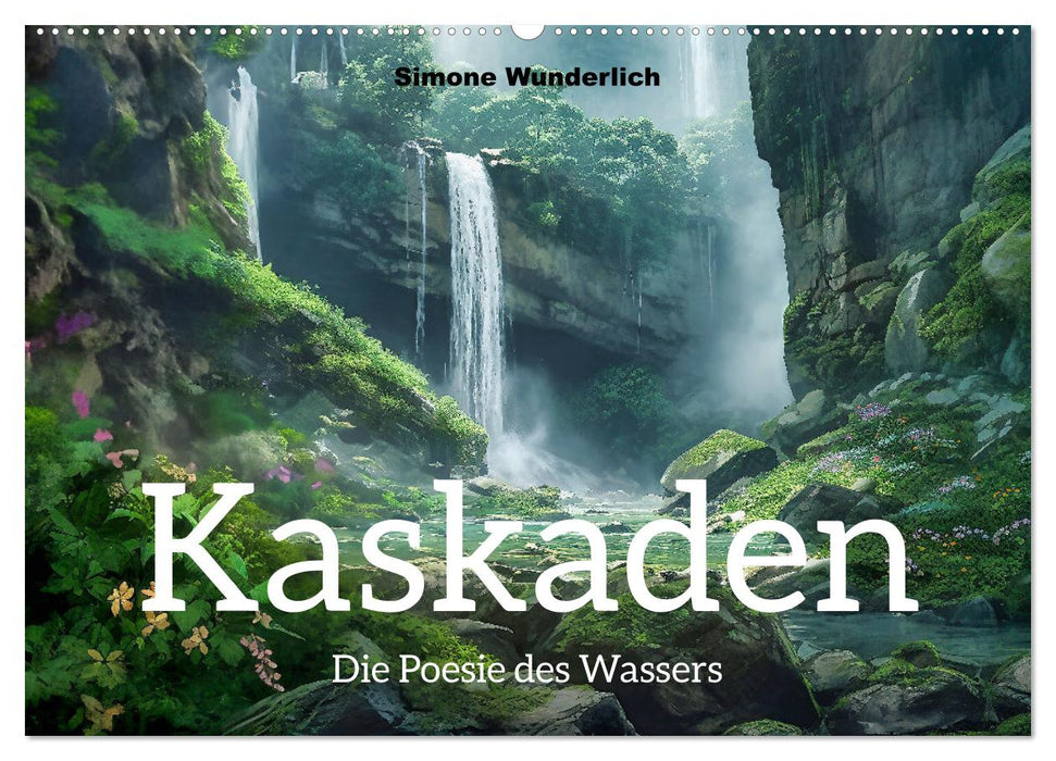 Kaskaden - Die Poesie des Wassers (CALVENDO Wandkalender 2025)