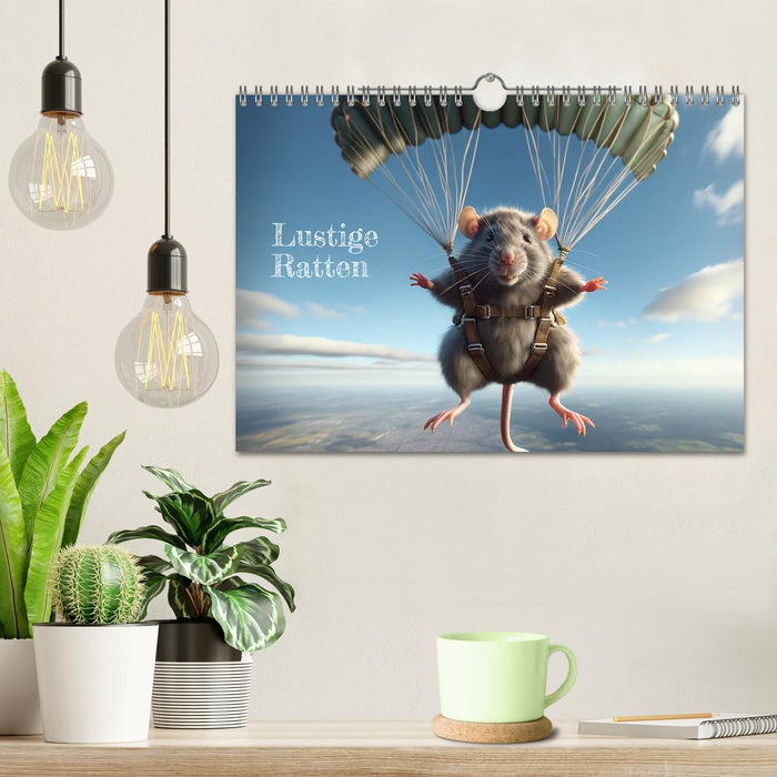 Lustige Ratten (CALVENDO Wandkalender 2025)