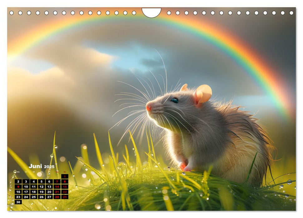 Lustige Ratten (CALVENDO Wandkalender 2025)