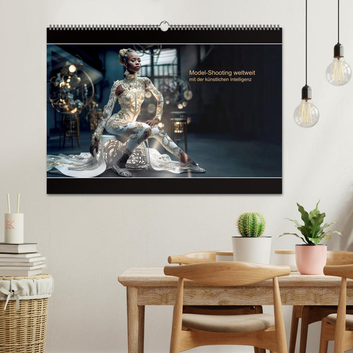 Model-Shooting weltweit mit der künstlichen Intelligenz (CALVENDO Wandkalender 2025)