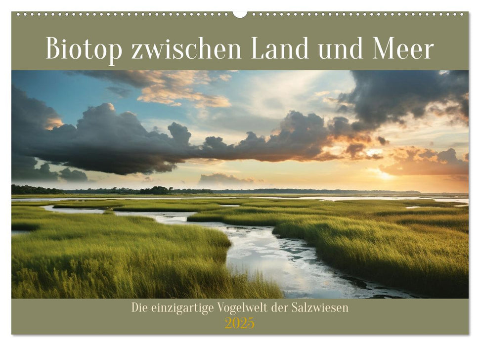 Biotop zwischen Land und Meer (CALVENDO Wandkalender 2025)