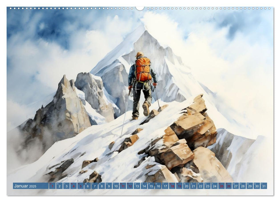 Die Magie der Bergwelt (CALVENDO Premium Wandkalender 2025)