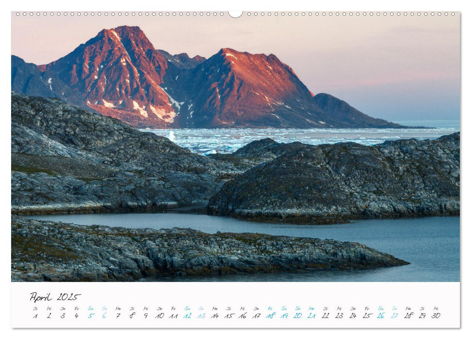 Faszination Eis - In den Fjorden Ostgrönlands (CALVENDO Wandkalender 2025)