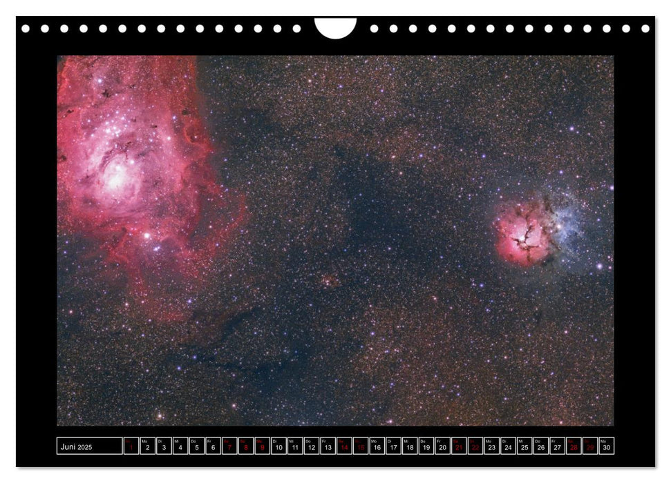 Astro-Kalender - Deep Sky und Landschaften (CALVENDO Wandkalender 2025)