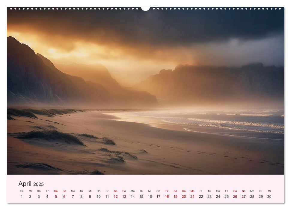 Sturmgetrieben - Der wilde Küstenkalender (CALVENDO Premium Wandkalender 2025)