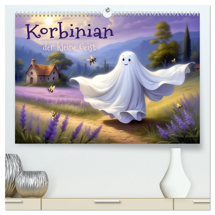 Korbinian, der kleine Geist (CALVENDO Premium Wandkalender 2025)