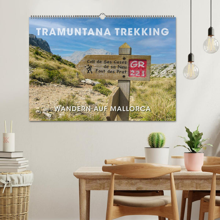 Tramuntana Trekking - Wandern auf Mallorca (CALVENDO Wandkalender 2025)