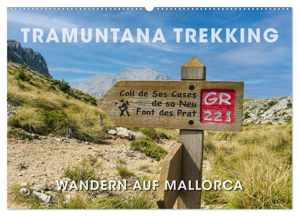 Tramuntana Trekking - Wandern auf Mallorca (CALVENDO Wandkalender 2025)