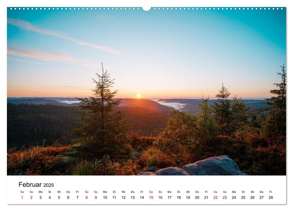 Naturwelten in Deutschland - Von Norden bis Süden (CALVENDO Wandkalender 2025)