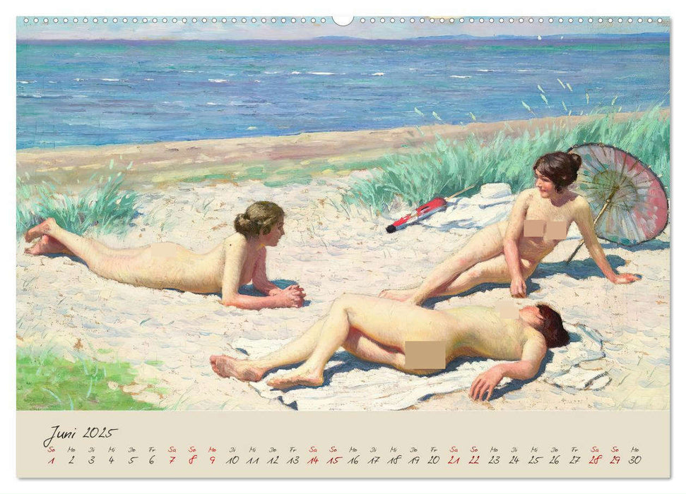 Strandgefühle (CALVENDO Premium Wandkalender 2025)