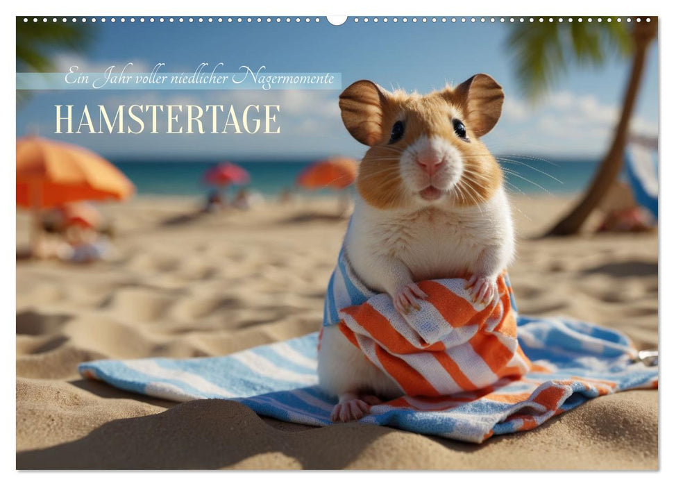 Hamstertage (CALVENDO Wandkalender 2025)