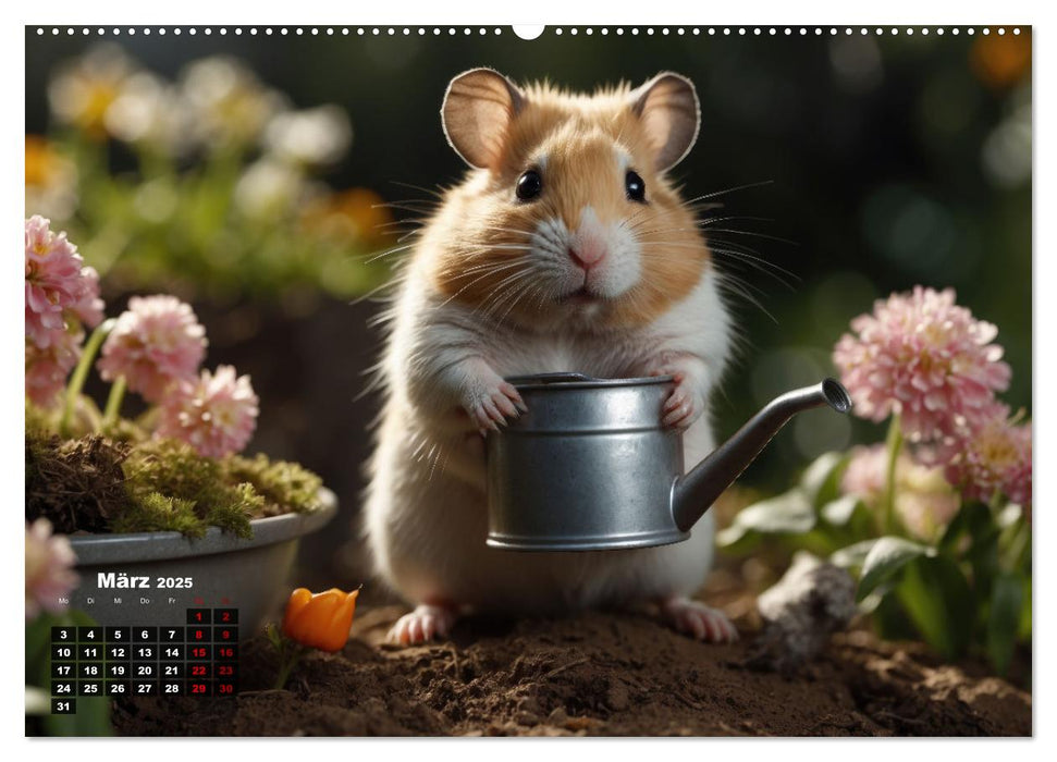 Hamstertage (CALVENDO Wandkalender 2025)