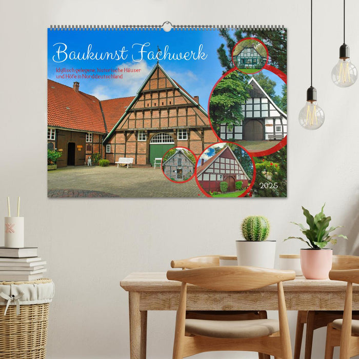 Baukunst Fachwerk (CALVENDO Wandkalender 2025)