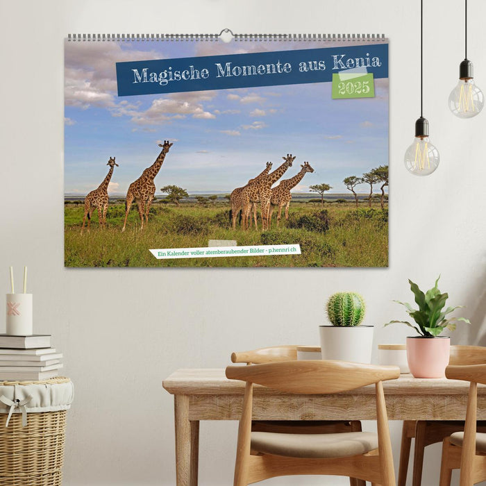 Magische Momente aus Kenia (CALVENDO Wandkalender 2025)