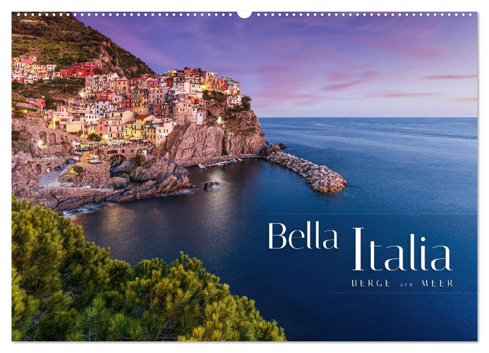 Bella Italia - Berge und Meer (CALVENDO Wandkalender 2025)