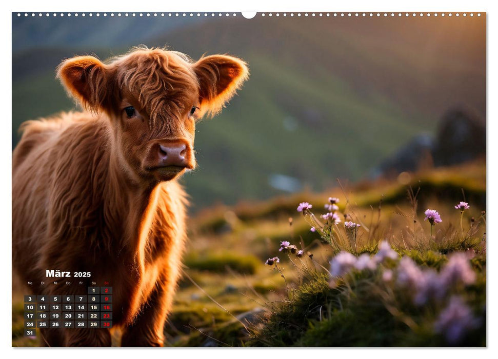 Highland Kühe (CALVENDO Wandkalender 2025)