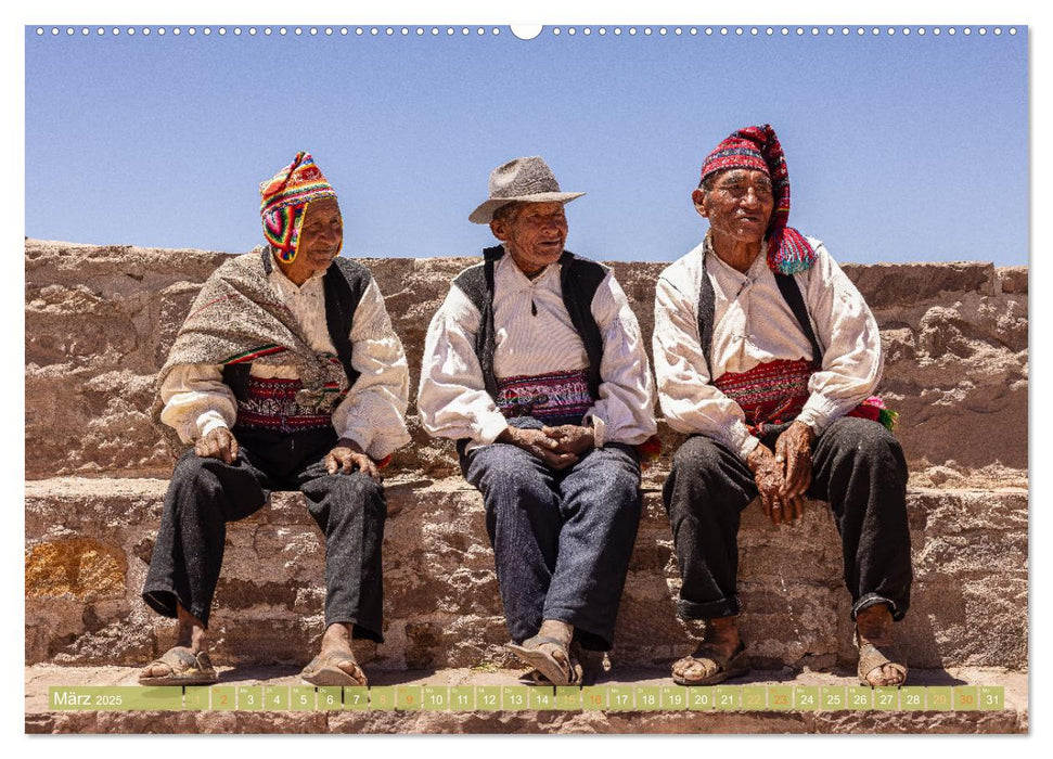 Peru - Bunte Vielfalt von Machu Picchu bis zur Atacama Wüste (CALVENDO Wandkalender 2025)