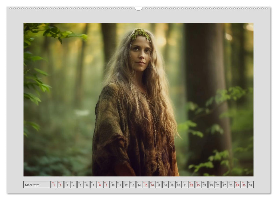 Die Wächterinnen des Waldes (CALVENDO Premium Wandkalender 2025)