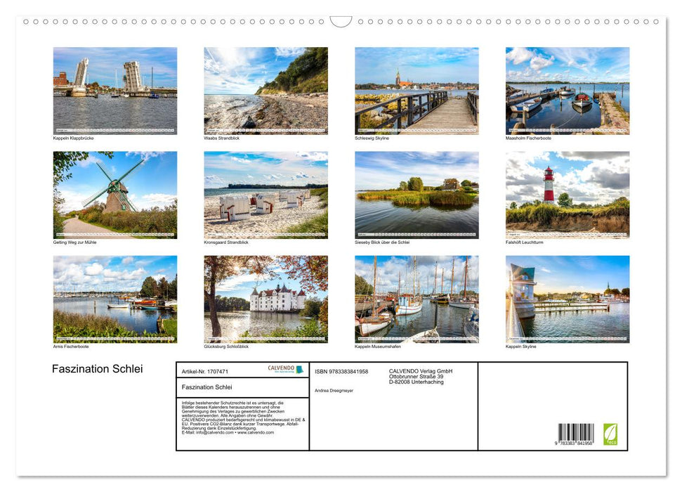 Faszination Schlei (CALVENDO Wandkalender 2025)