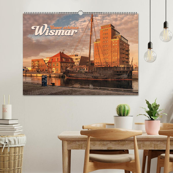 Unser schönes Wismar (CALVENDO Wandkalender 2025)