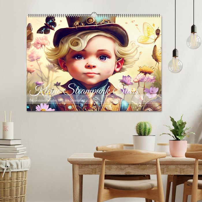 Kleine Steampunk Stars (CALVENDO Wandkalender 2025)