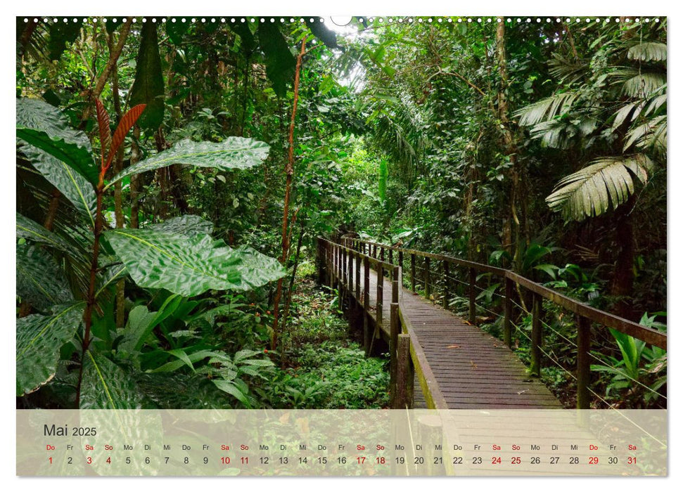 Bekanntes und Unbekanntes Costa Rica (CALVENDO Wandkalender 2025)