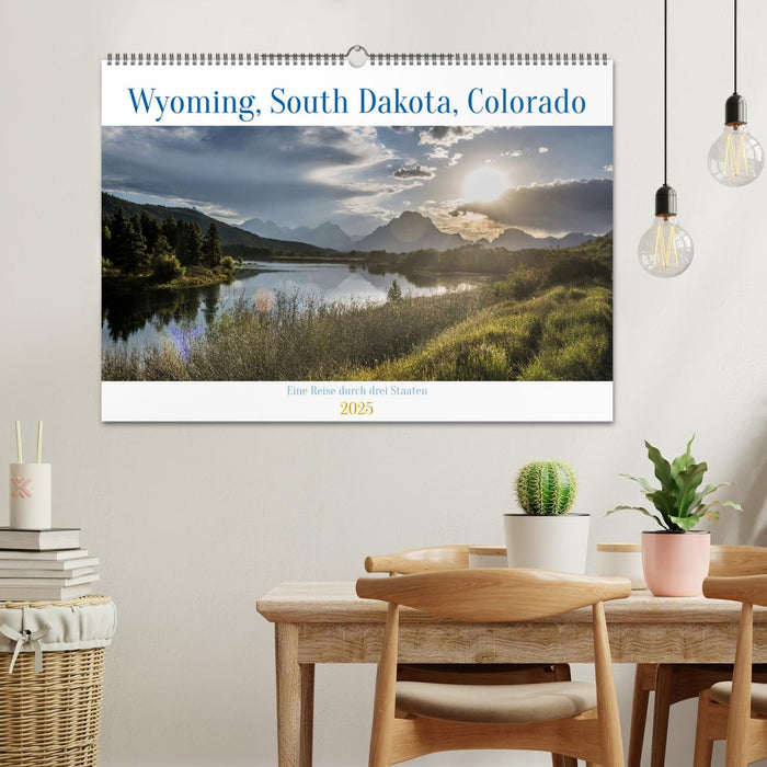 Wyoming, South Dakota Colorado (CALVENDO Wandkalender 2025)