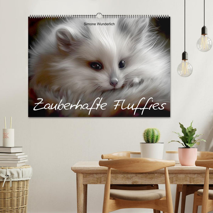 Zauberhafte Fluffies (CALVENDO Wandkalender 2025)