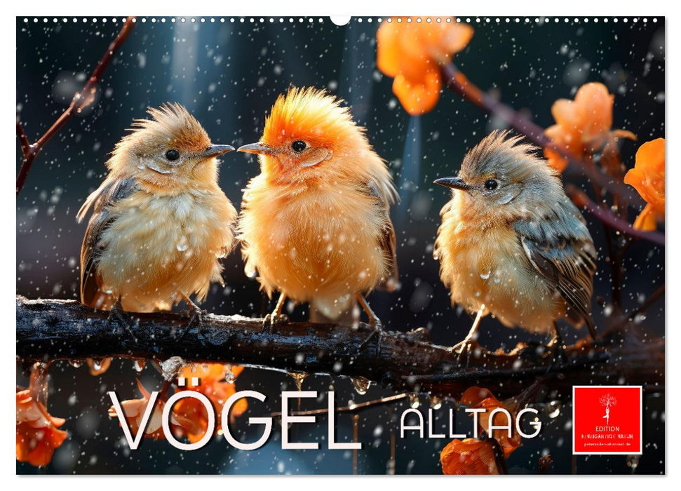 Vögel Alltag (CALVENDO Wandkalender 2025)