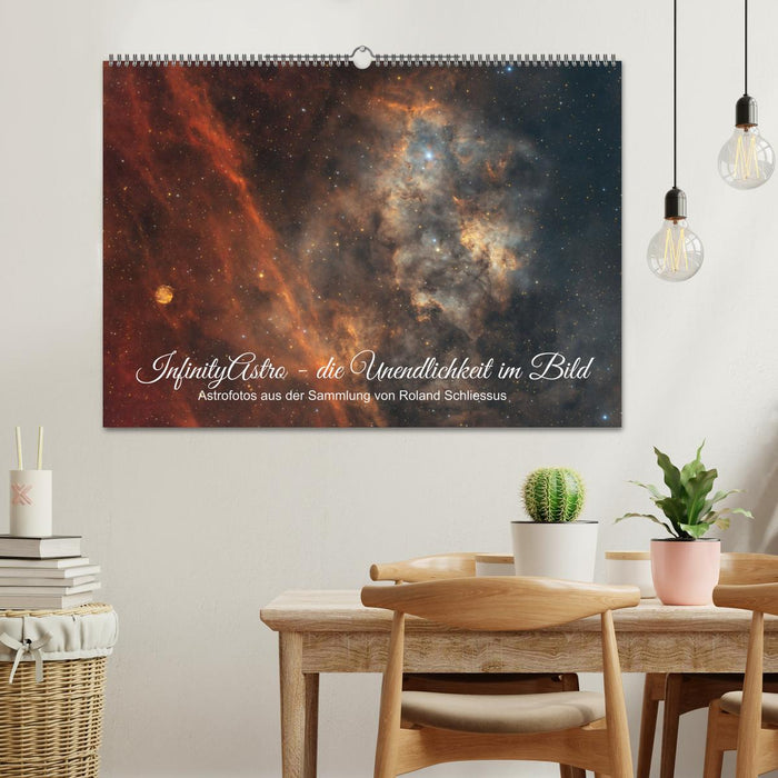 InfinityAstro - die Unendlichkeit im Bild - Astrofotos von Roland Schliessus (CALVENDO Wandkalender 2025)