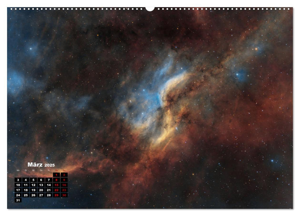 InfinityAstro - die Unendlichkeit im Bild - Astrofotos von Roland Schliessus (CALVENDO Wandkalender 2025)