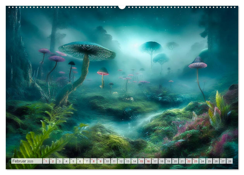 Extraterrestrisch - Auf fremden Planeten (CALVENDO Premium Wandkalender 2025)
