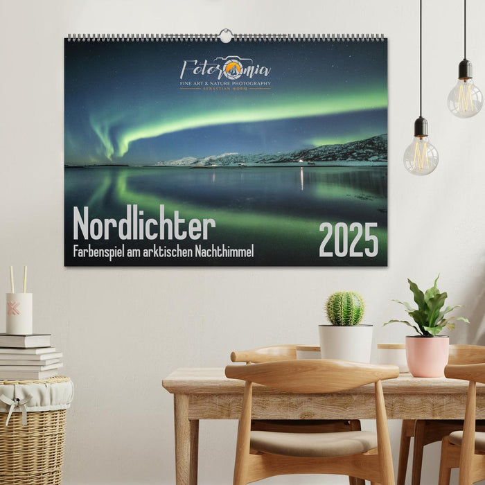 Nordlichter - Farbenspiel am arktischen Nachthimmel (CALVENDO Wandkalender 2025)