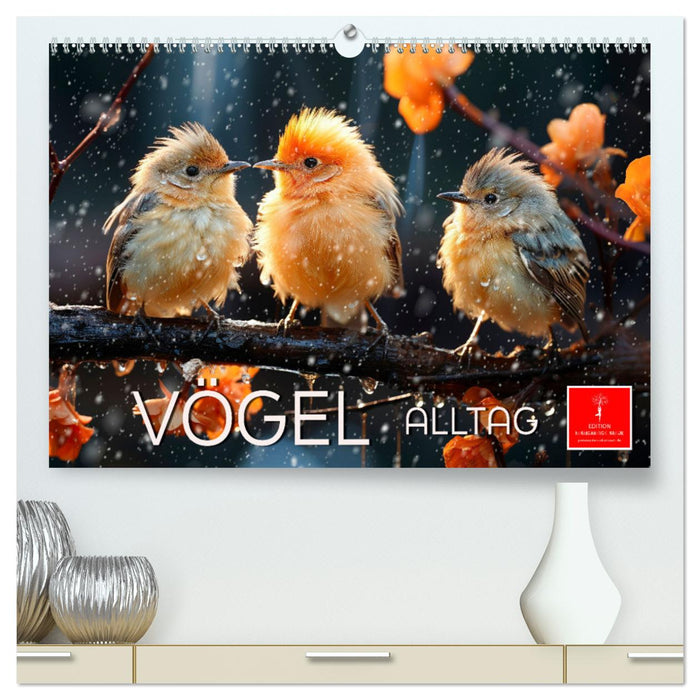 Vögel Alltag (CALVENDO Premium Wandkalender 2025)