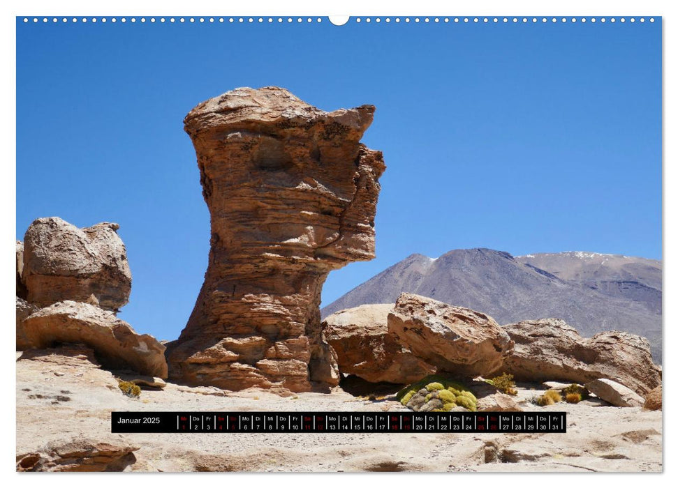 Bolivien - Unterwegs im Hochland (CALVENDO Wandkalender 2025)