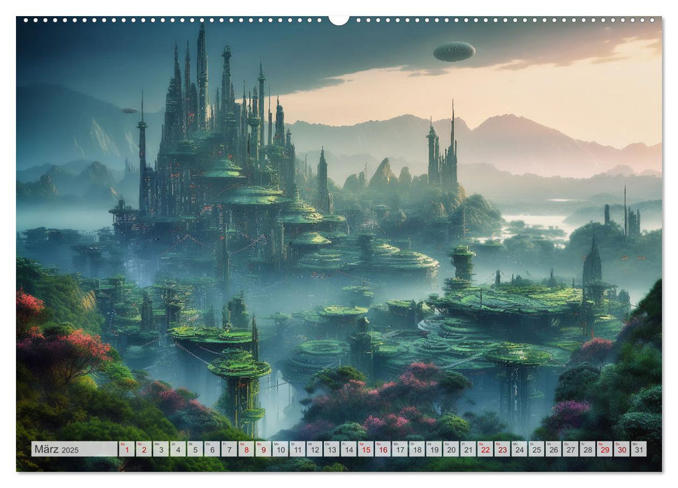 Gigapolis (CALVENDO Premium Wandkalender 2025)