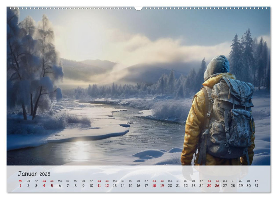 Die Stille des Nordens (CALVENDO Premium Wandkalender 2025)