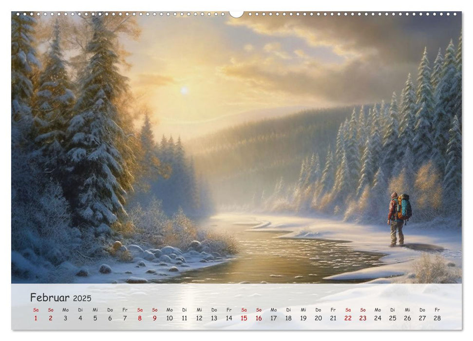 Die Stille des Nordens (CALVENDO Premium Wandkalender 2025)