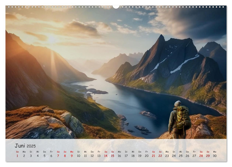 Die Stille des Nordens (CALVENDO Premium Wandkalender 2025)