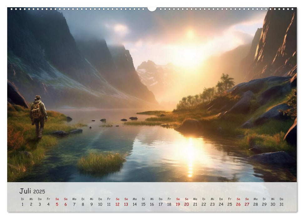 Die Stille des Nordens (CALVENDO Premium Wandkalender 2025)