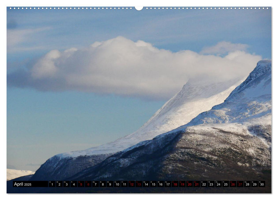 Bergen - Kirkenes - Bergen mit dem Postschiff (CALVENDO Wandkalender 2025)