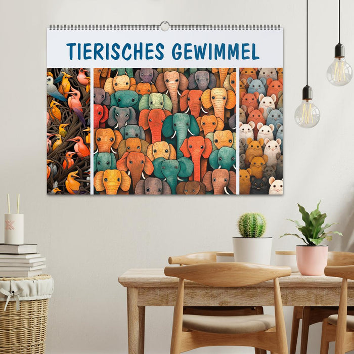 Tierisches Gewimmel (CALVENDO Wandkalender 2025)