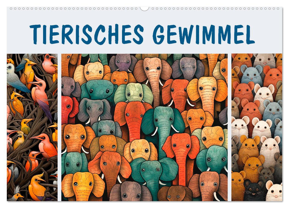 Tierisches Gewimmel (CALVENDO Wandkalender 2025)