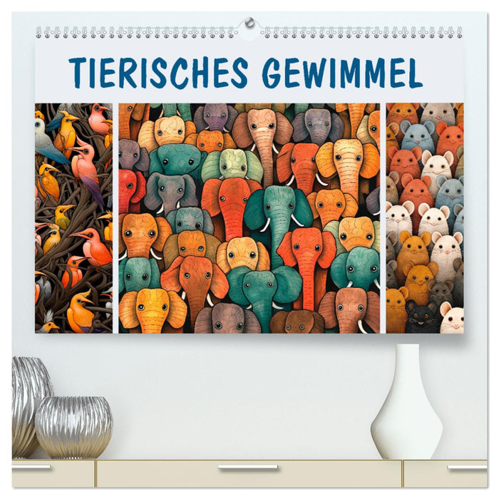 Tierisches Gewimmel (CALVENDO Premium Wandkalender 2025)